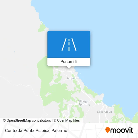 Mappa Contrada Punta Pispisa