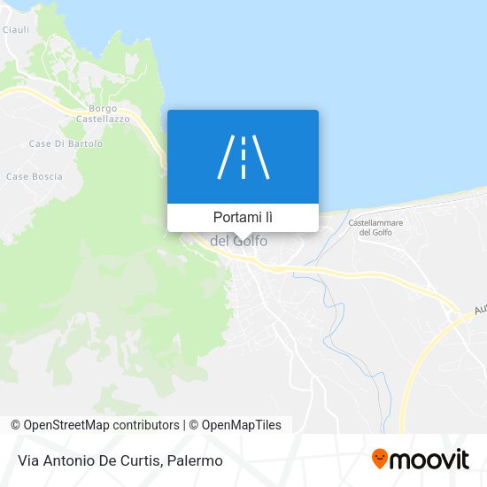 Mappa Via Antonio De Curtis