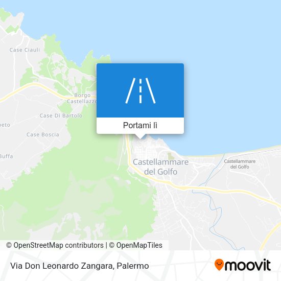 Mappa Via Don Leonardo Zangara