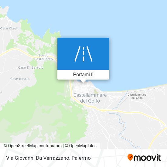 Mappa Via Giovanni Da Verrazzano