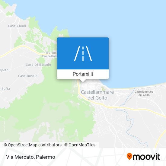 Mappa Via Mercato