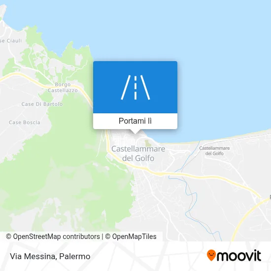 Mappa Via Messina