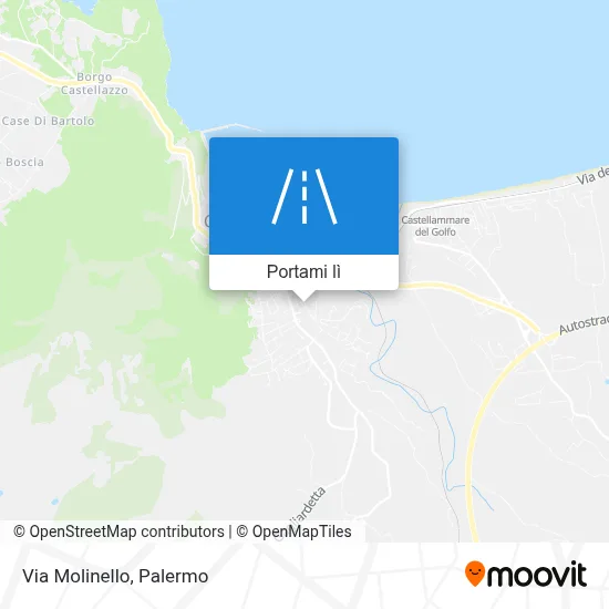 Mappa Via Molinello