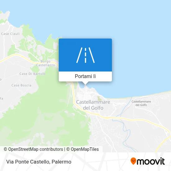 Mappa Via Ponte Castello