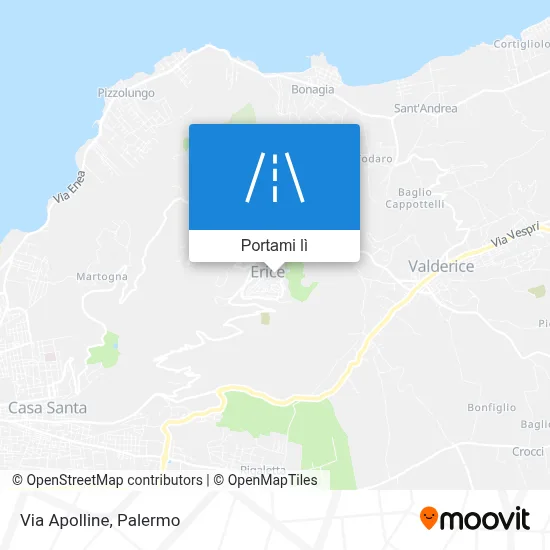 Mappa Via Apolline