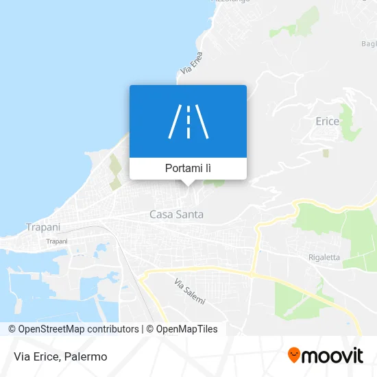 Mappa Via Erice