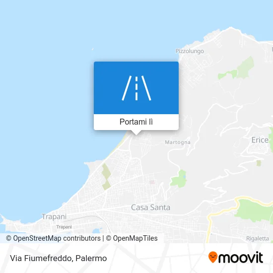 Mappa Via Fiumefreddo