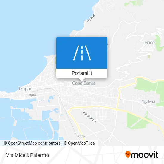 Mappa Via Miceli