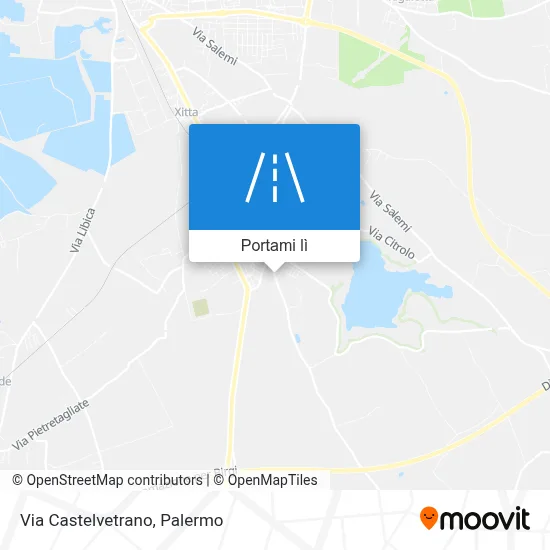 Mappa Via Castelvetrano