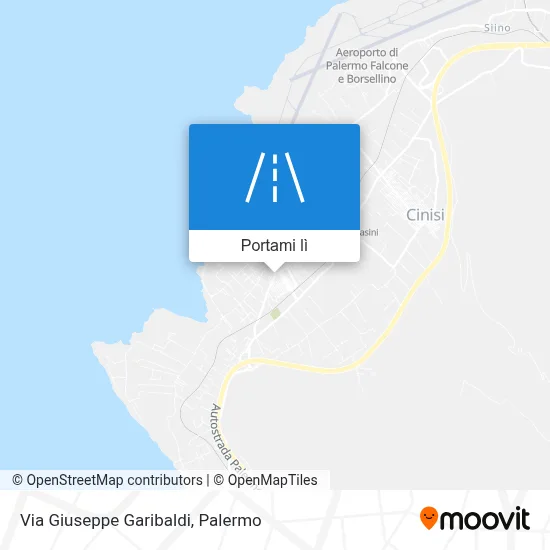 Mappa Via Giuseppe Garibaldi