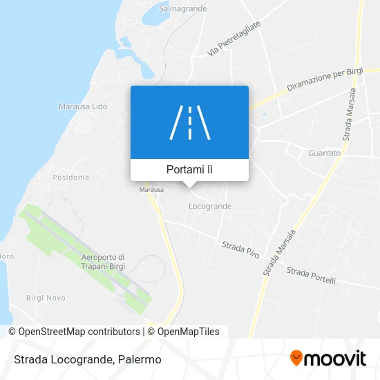 Mappa Strada Locogrande
