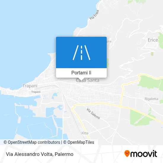 Mappa Via Alessandro Volta