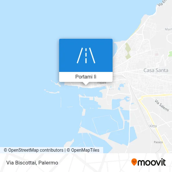 Mappa Via Biscottai
