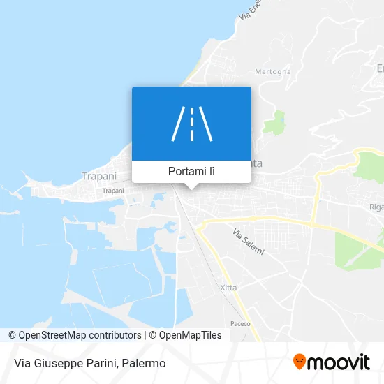 Mappa Via Giuseppe Parini