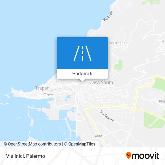 Mappa Via Inici