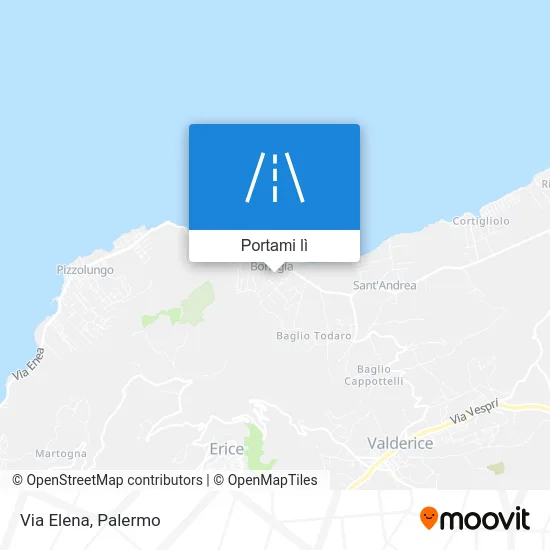 Mappa Via Elena