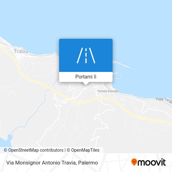 Mappa Via Monsignor Antonio Travia