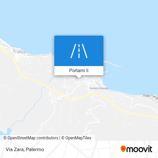 Mappa Via Zara