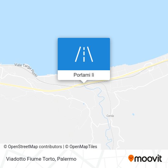 Mappa Viadotto Fiume Torto