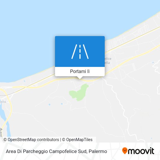 Mappa Area Di Parcheggio Campofelice Sud