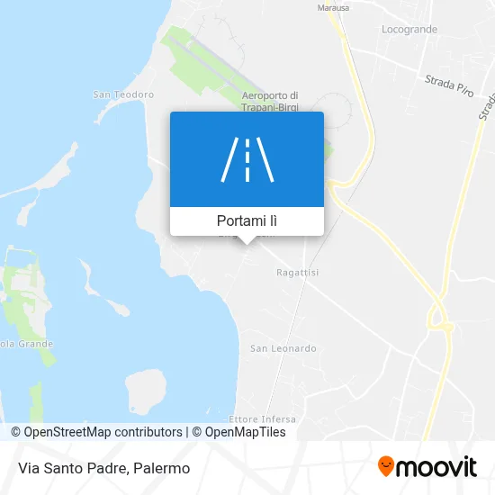 Mappa Via Santo Padre