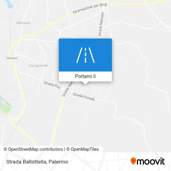Mappa Strada Ballottella
