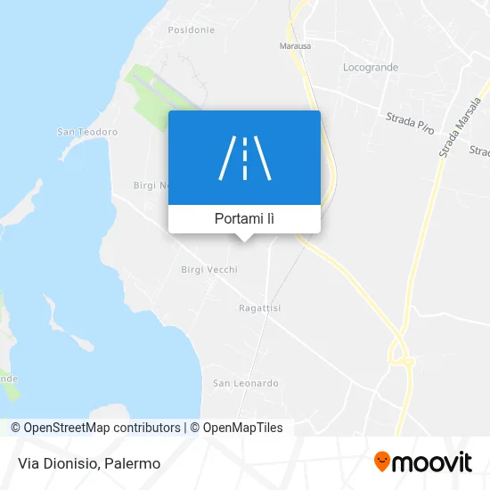 Mappa Via Dionisio