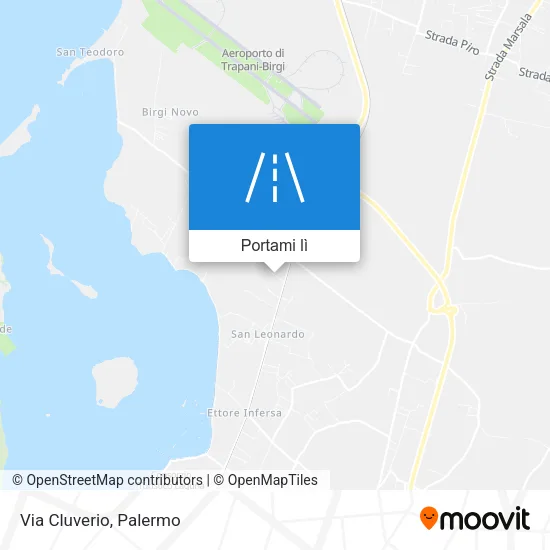 Mappa Via Cluverio