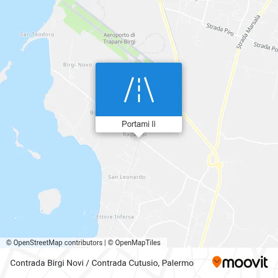 Mappa Contrada Birgi Novi / Contrada Cutusio