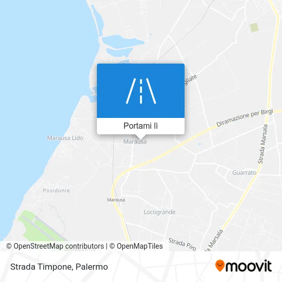 Mappa Strada Timpone