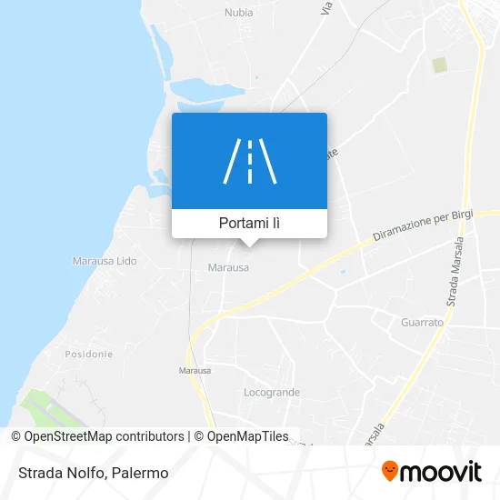 Mappa Strada Nolfo