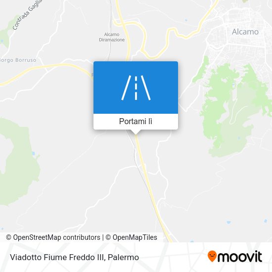 Mappa Viadotto Fiume Freddo III