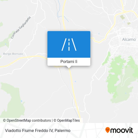 Mappa Viadotto Fiume Freddo IV