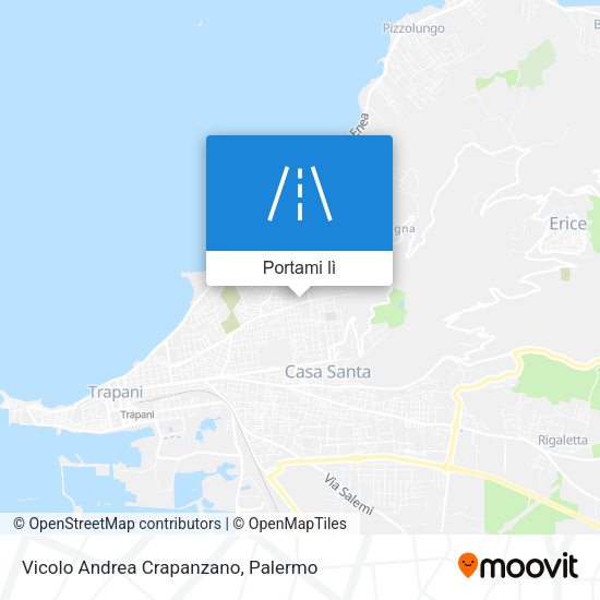 Mappa Vicolo Andrea Crapanzano