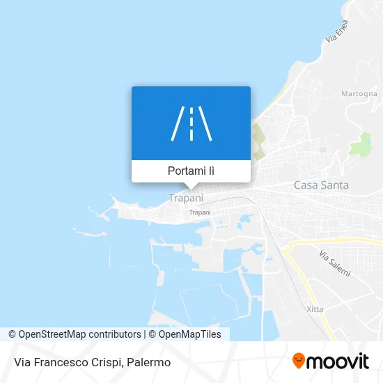 Mappa Via Francesco Crispi