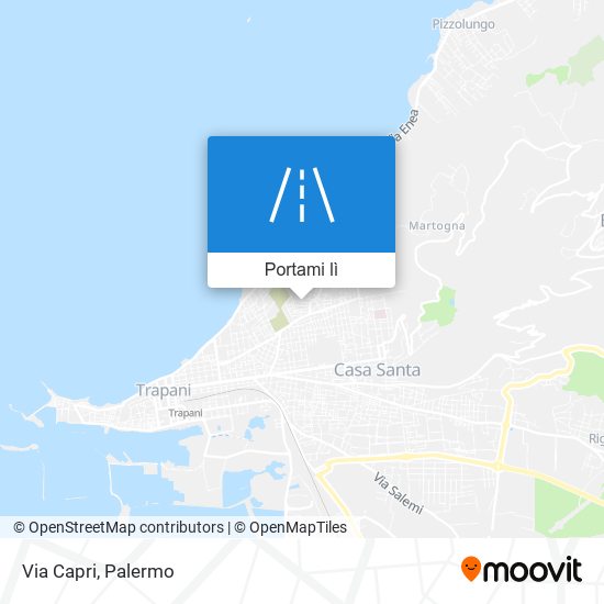 Mappa Via Capri