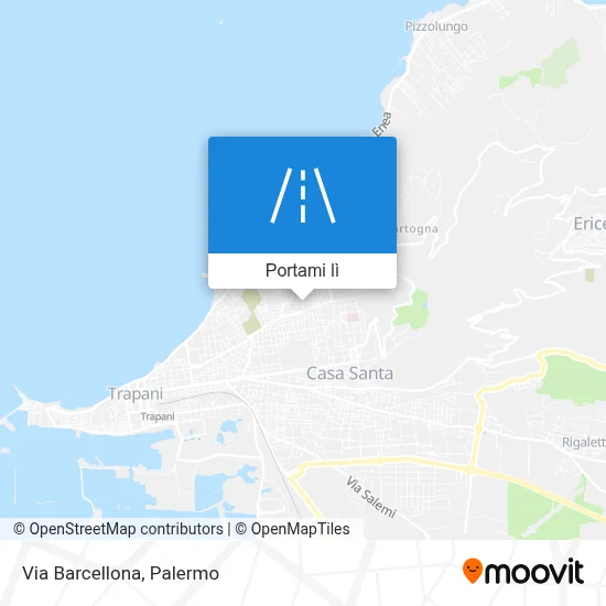 Mappa Via Barcellona