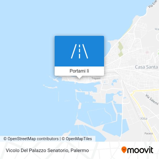 Mappa Vicolo Del Palazzo Senatorio