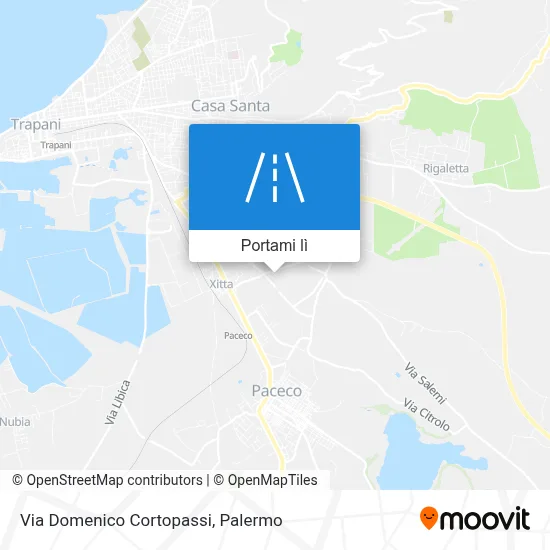 Mappa Via Domenico Cortopassi
