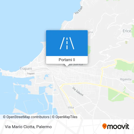Mappa Via Mario Ciotta