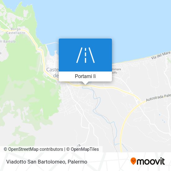 Mappa Viadotto San Bartolomeo