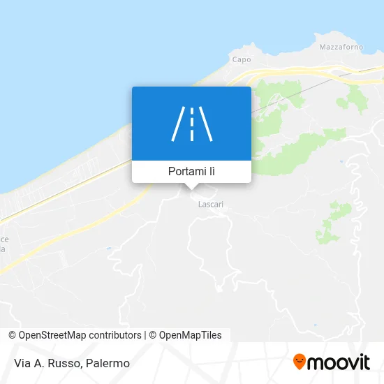 Mappa Via A. Russo