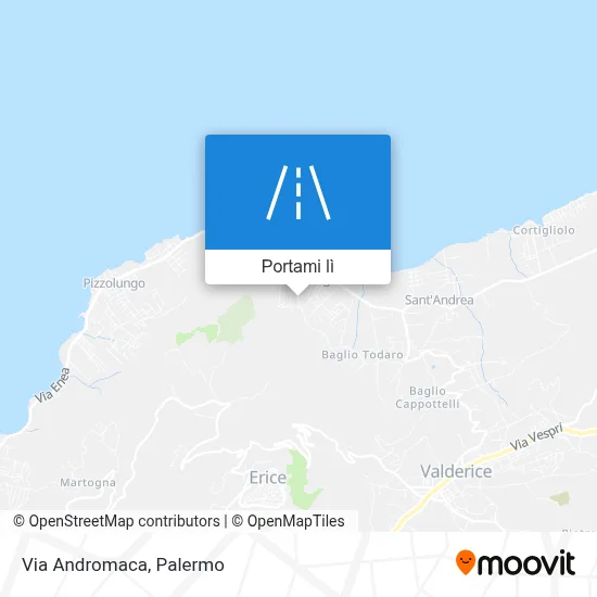 Mappa Via Andromaca