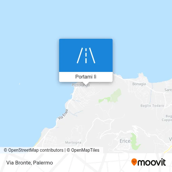 Mappa Via Bronte