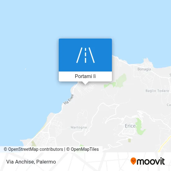 Mappa Via Anchise