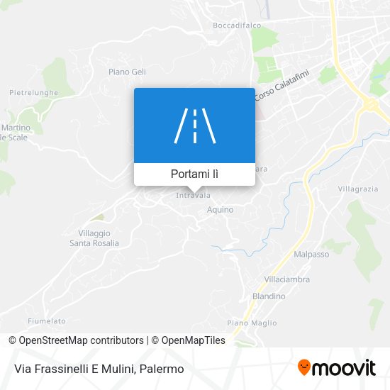 Mappa Via Frassinelli E Mulini