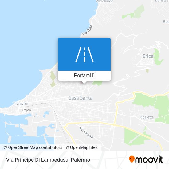 Mappa Via Principe Di Lampedusa