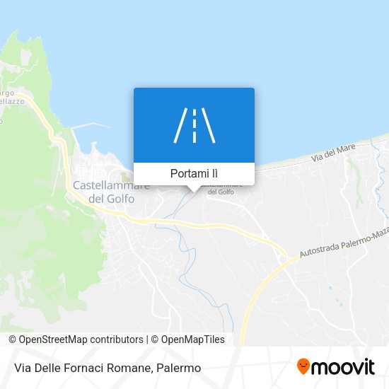 Mappa Via Delle Fornaci Romane