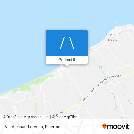 Mappa Via Alessandro Volta