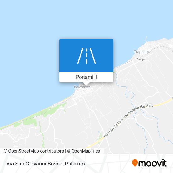 Mappa Via San Giovanni Bosco
